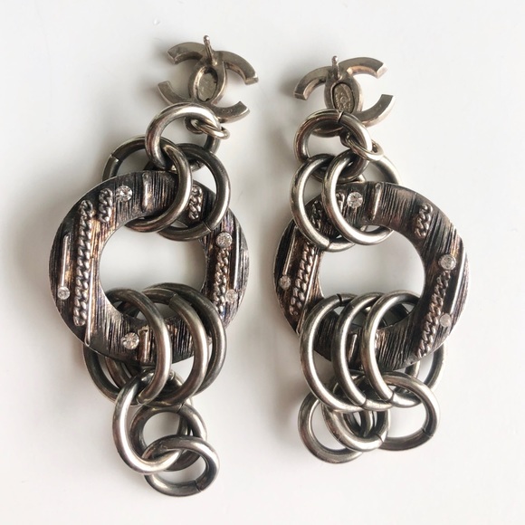 Rare !!! Chanel 06P dangling earrings - Picture 4 of 6